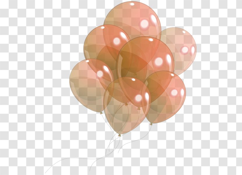 Balloon - Peach Transparent PNG