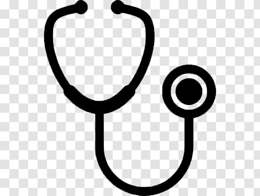 Stethoscope Medicine Physician - Black And White Transparent PNG