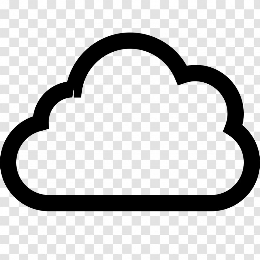 Cloud Computing Download Cascading Style Sheets - Black And White Transparent PNG