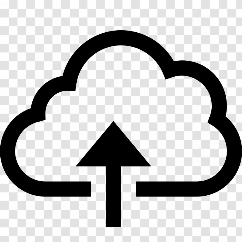 Cloud Storage Computing Upload - Icon Vector Transparent PNG