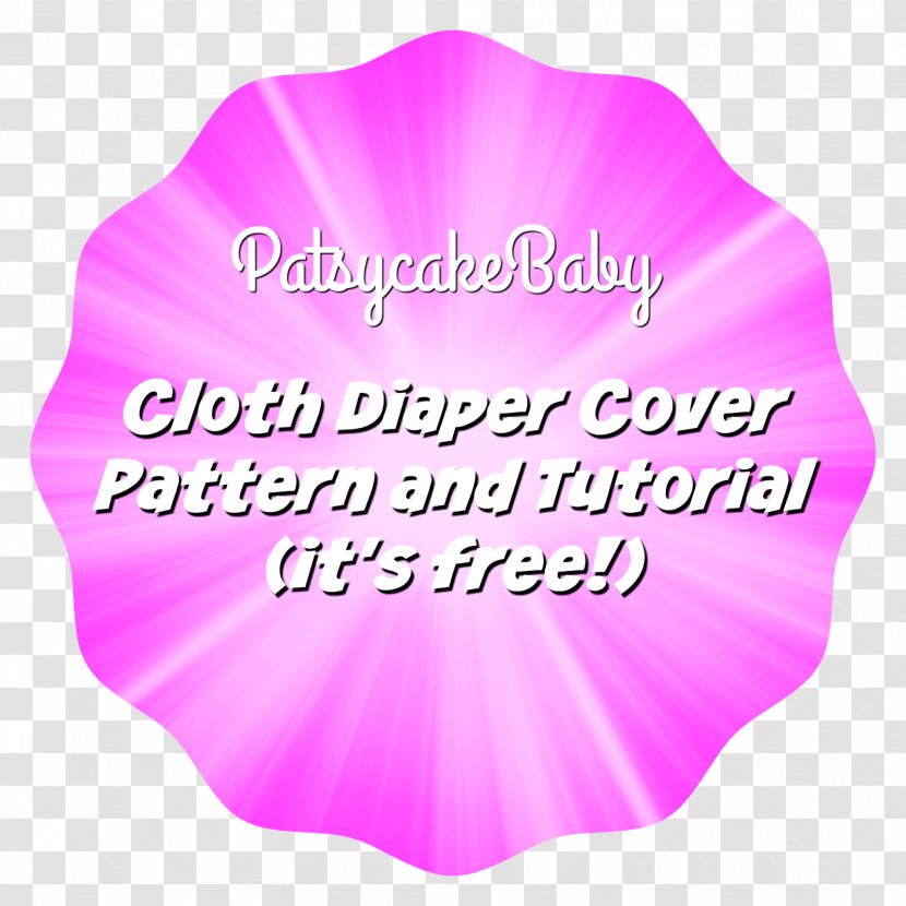 Petal Graphics Pink M Font - Magenta - Baby With Diaper Transparent PNG