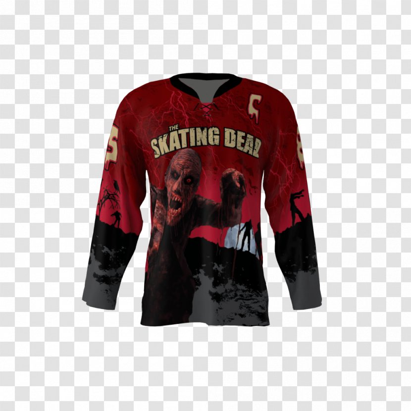 Jersey T-shirt Minnesota-Duluth Bulldogs Women's Ice Hockey Men's Sleeve - Red Transparent PNG