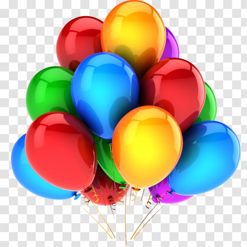 Balloon Clip Art - Birthday - Colorful Transparent PNG