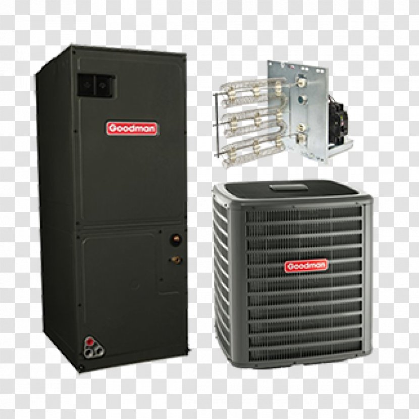 Furnace Seasonal Energy Efficiency Ratio Air Conditioning Heat Pump - Condenser Transparent PNG