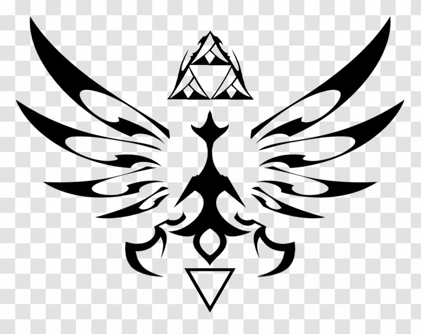 The Legend Of Zelda: Skyward Sword Link Symbol Video Game Triforce - Emblem - Tribal Transparent PNG