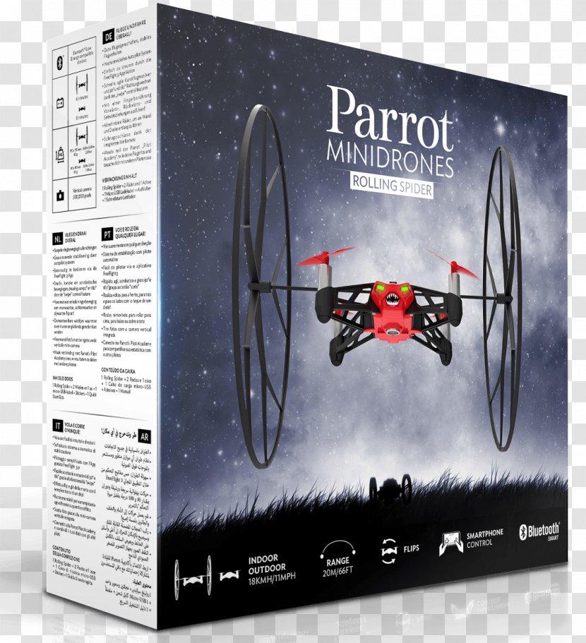 Parrot Rolling Spider AR.Drone Bebop Drone Unmanned Aerial Vehicle Transparent PNG