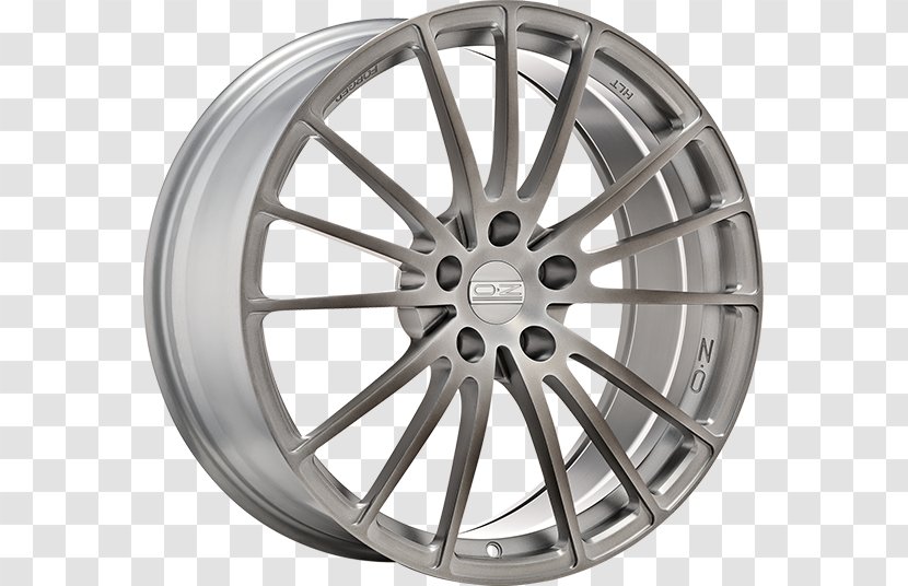 Bronze OZ Group Alloy Wheel - Forging - Brushed Transparent PNG