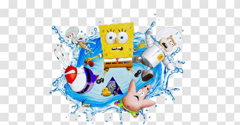 Paper Partition Wall Adhesive Drawing Room - Spongebob Movie Sponge Out Of Water Transparent PNG