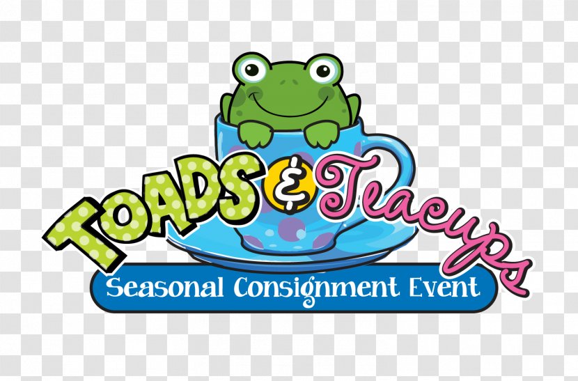 Toads & Teacups Consignment Tree Frog Buford - Area - Text Transparent PNG
