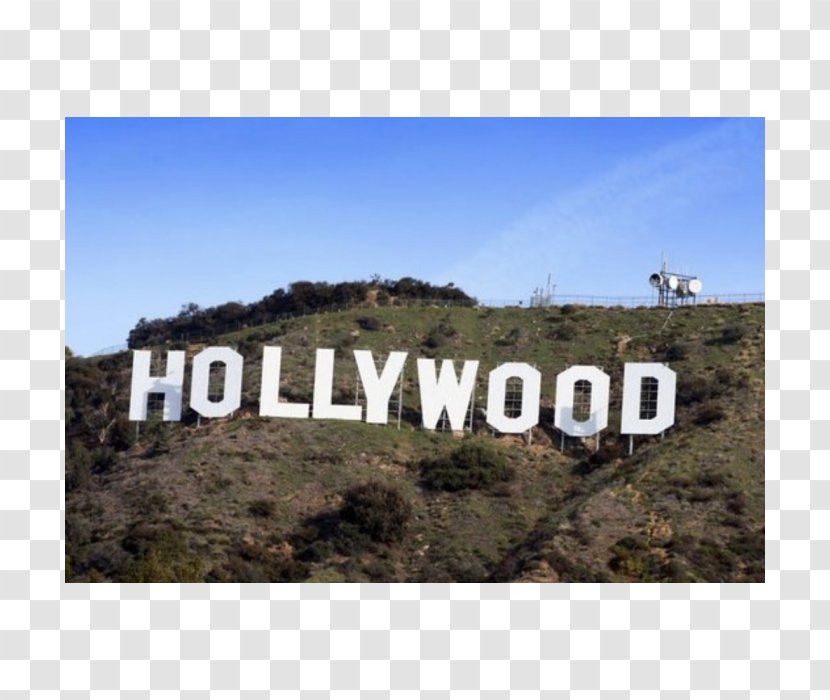 Hollywood Sign Boulevard Bowl Walk Of Fame Cahuenga Peak - Mountain Transparent PNG
