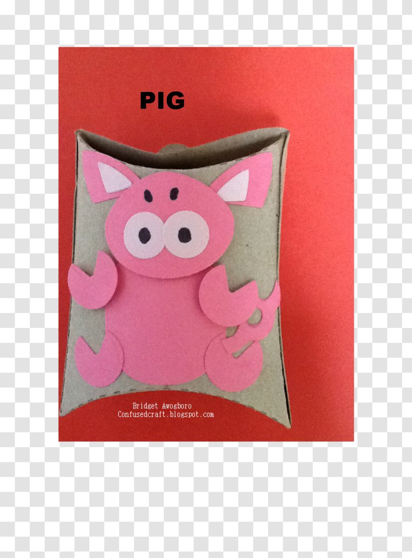 Paper Pig Greeting & Note Cards Font - Red - Nose Transparent PNG