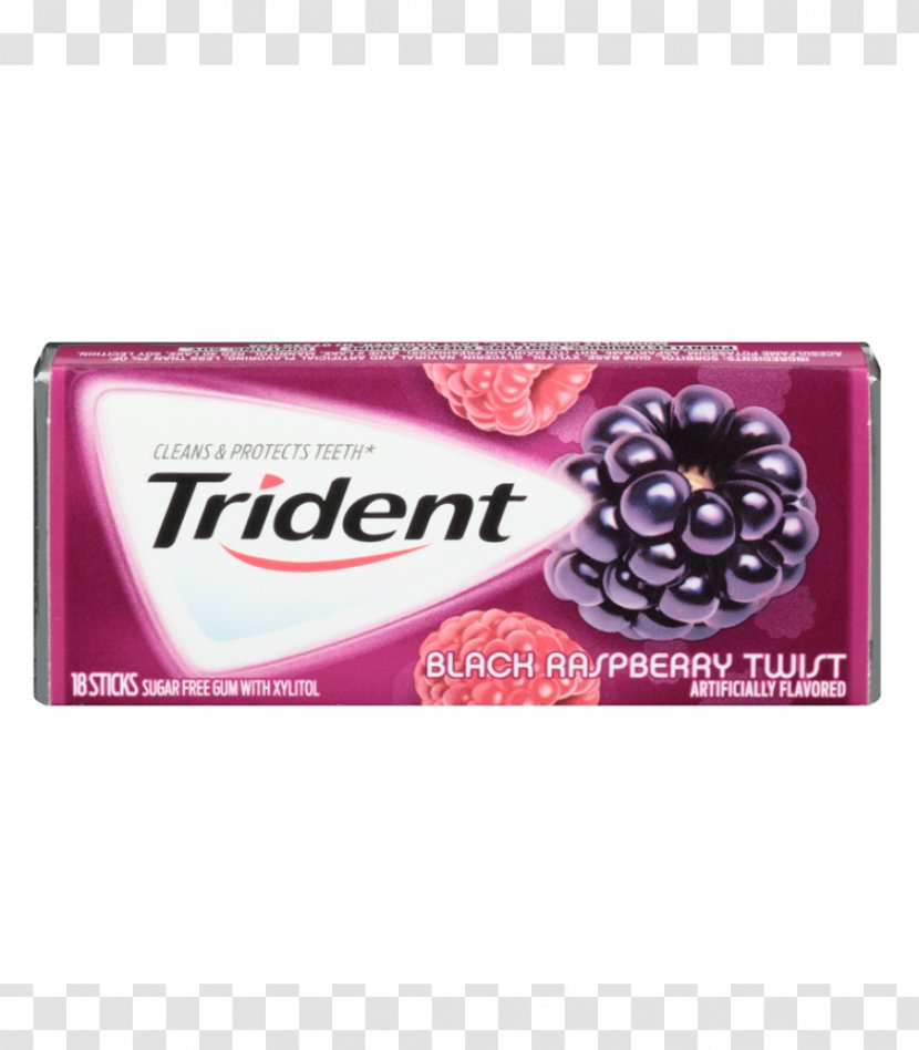 Chewing Gum Trident Strawberry Candy Stride - Wild Transparent PNG