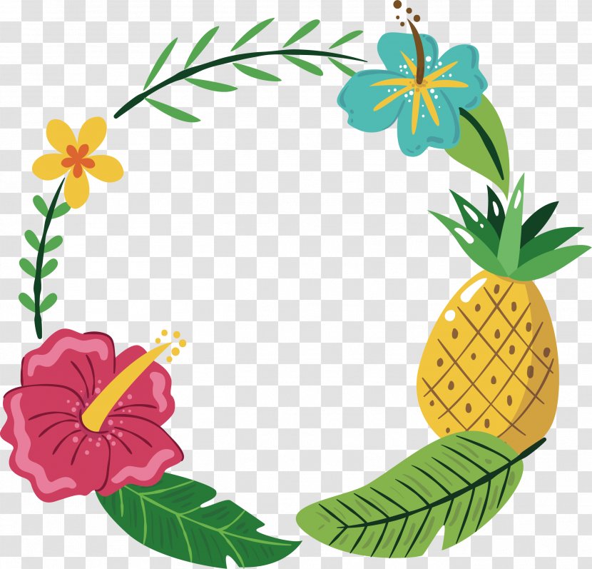 Pineapple Icon - Yellow Decoration Box Transparent PNG