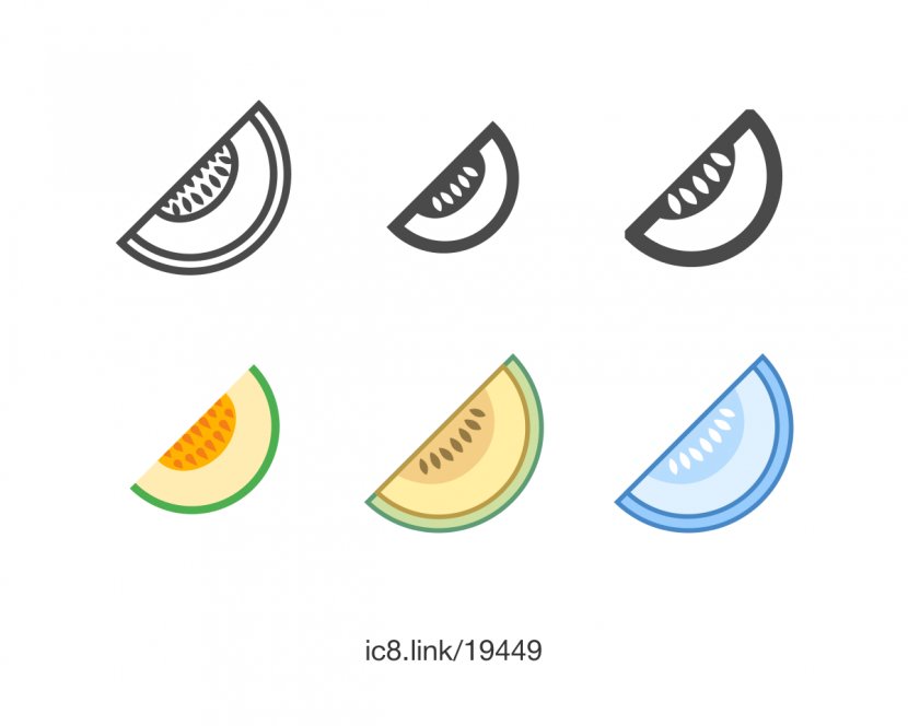 Download Font - Vecteur - Melon Transparent PNG