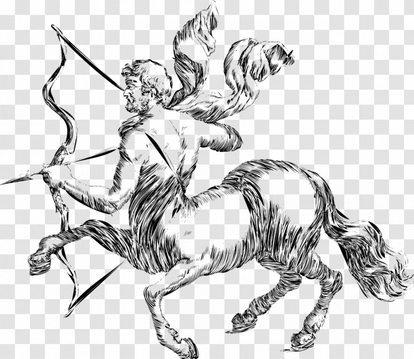 Sagittarius Centaur Astrological Sign Zodiac Horoscope - Wildlife - Capricorn Transparent PNG