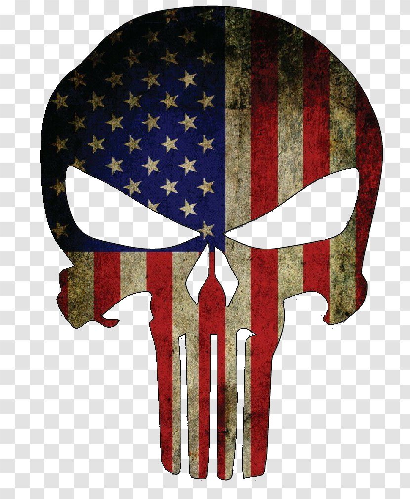 Punisher Skull - Wall Decal - Table Truck Transparent PNG