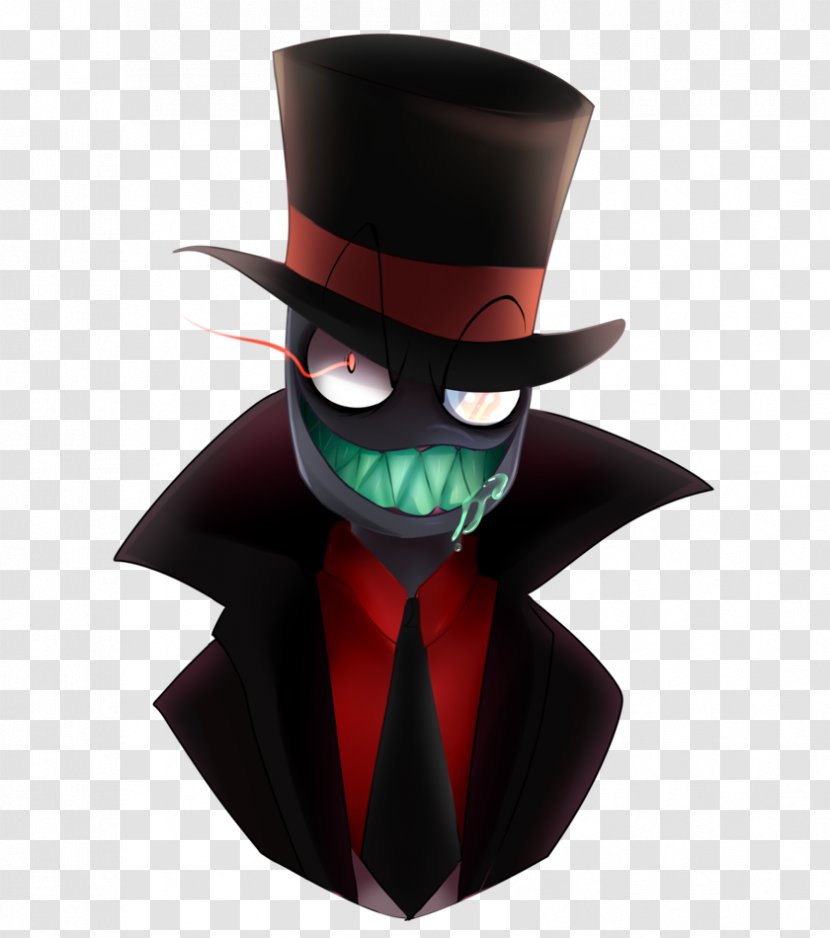 Drawing Cartoon Black Hat Villain - The Doctor Took A Of His Teeth Transparent PNG