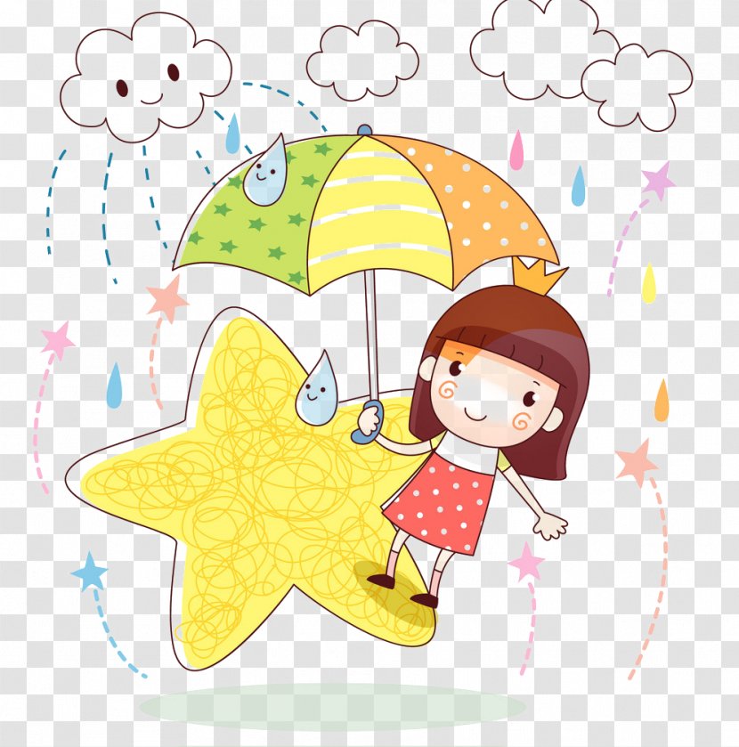 Rain Cartoon Illustration - Silhouette - Plane Cartoons Transparent PNG