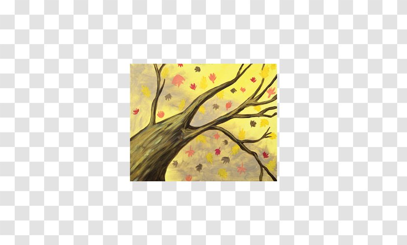 Sip And Paint Carolina Beach Art YouTube Autumn Leaf Color Yellow - Youtube - New Products Transparent PNG