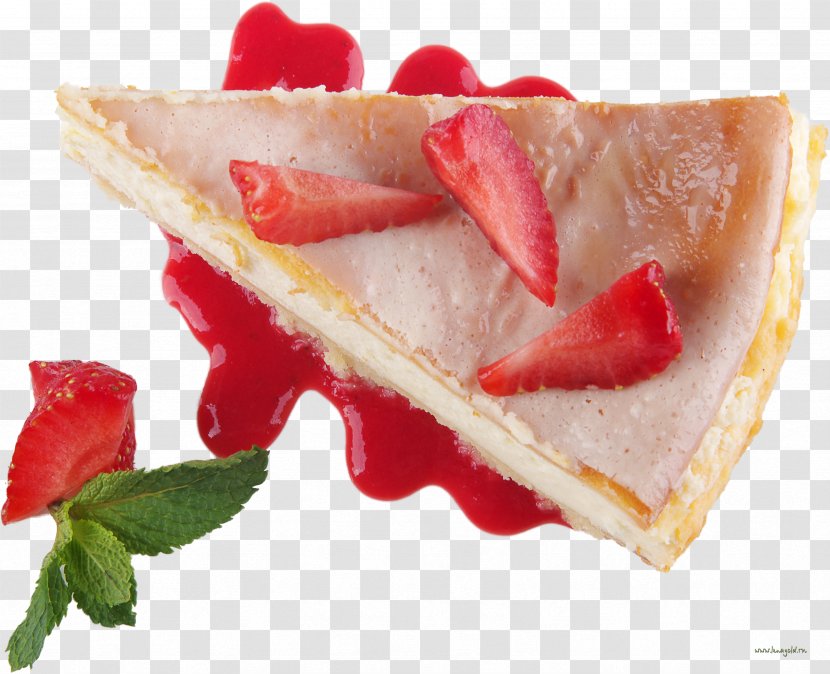 Strawberry Pie Tart Cheesecake Torte - Mangosteen Transparent PNG