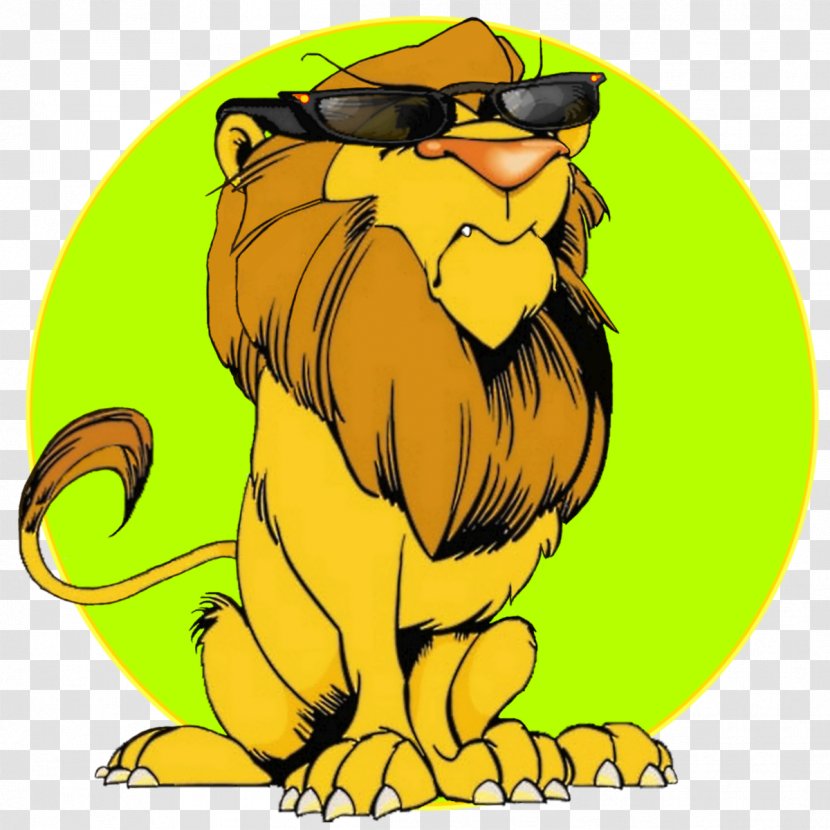 Lion Cat Felidae Cartoon Tiger - Humorous Transparent PNG