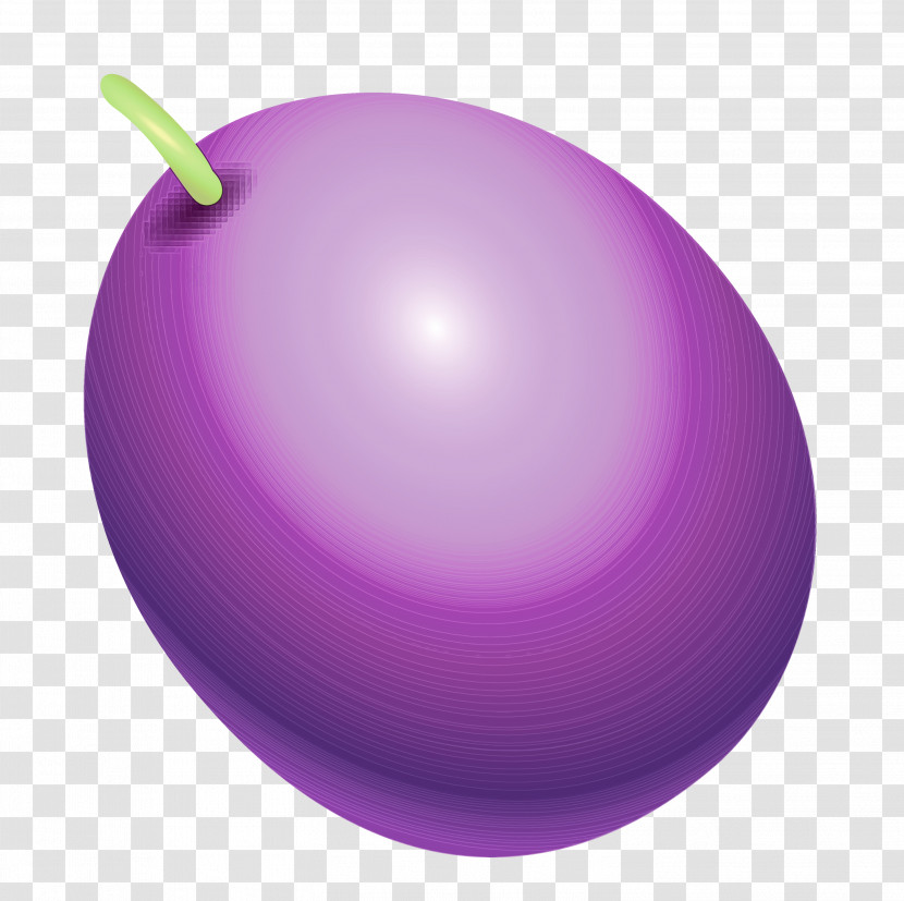 Violet Purple Lilac Ball Eggplant Transparent PNG