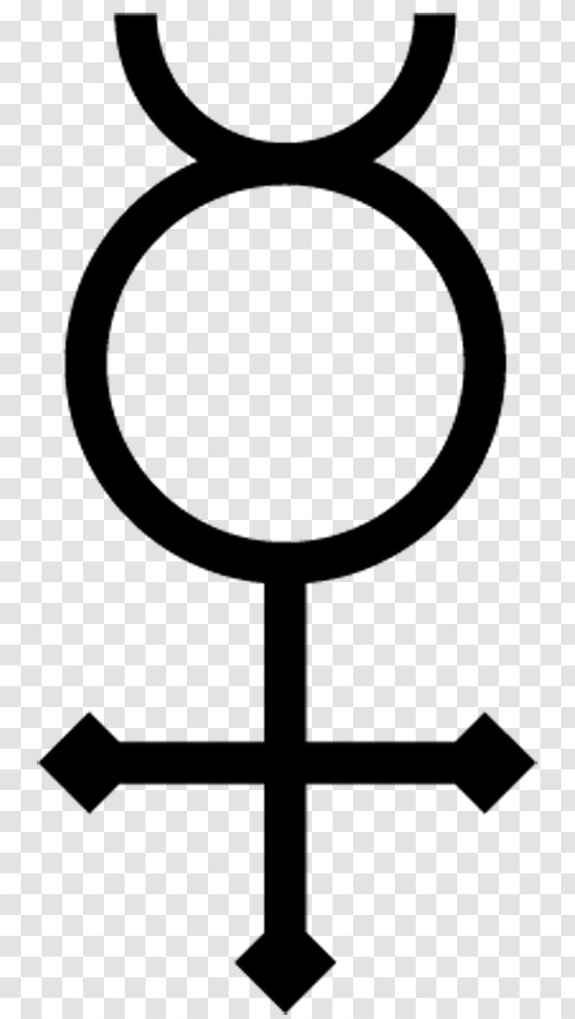 Alchemical Symbol Mercury Planet Symbols Chemical Element - Meaning - Alchemy Transparent PNG