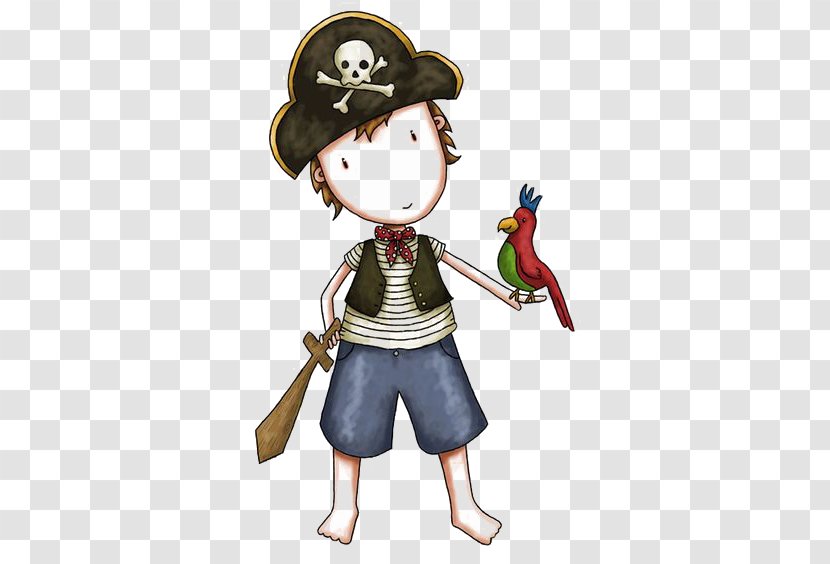 Piracy Free Content Clip Art - Profession - Pirate Boy Transparent PNG