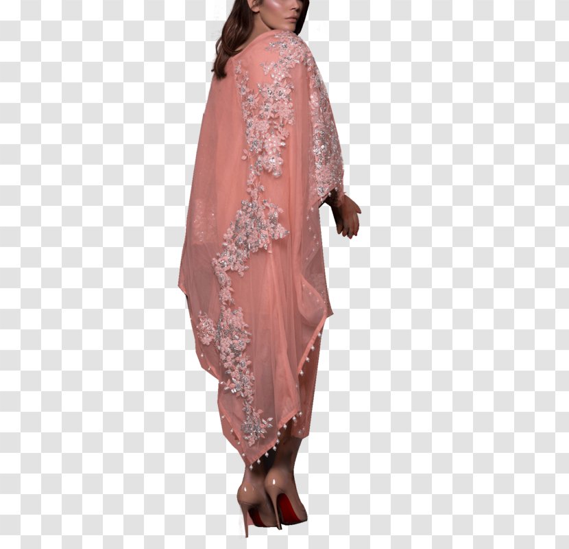 Robe Dress Sleeve Costume Peach - Clothing Transparent PNG