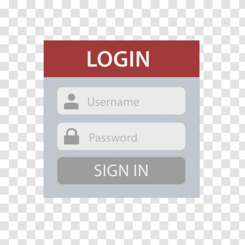 Login Information - Label - Form Transparent PNG