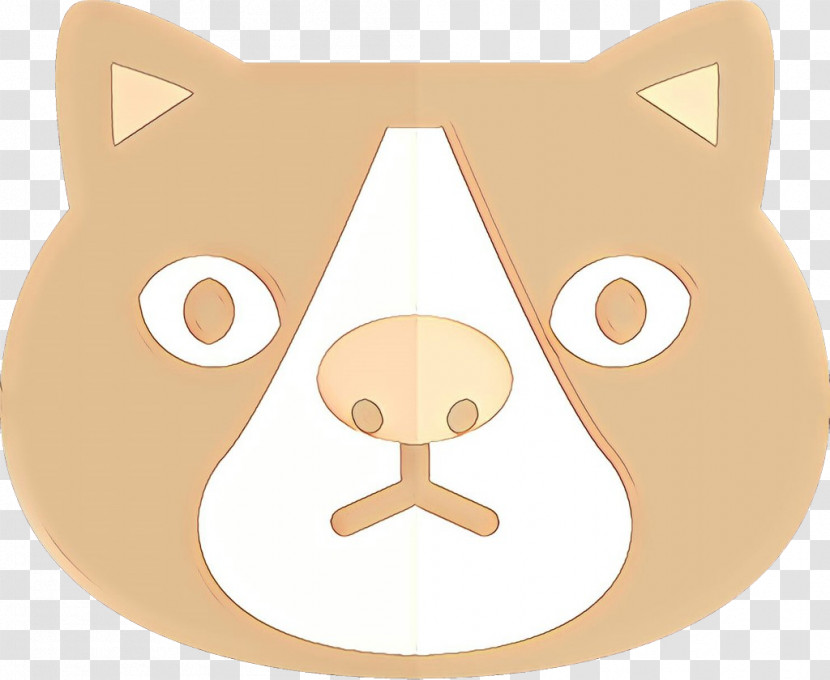 Cartoon Nose Snout Whiskers Circle Transparent PNG