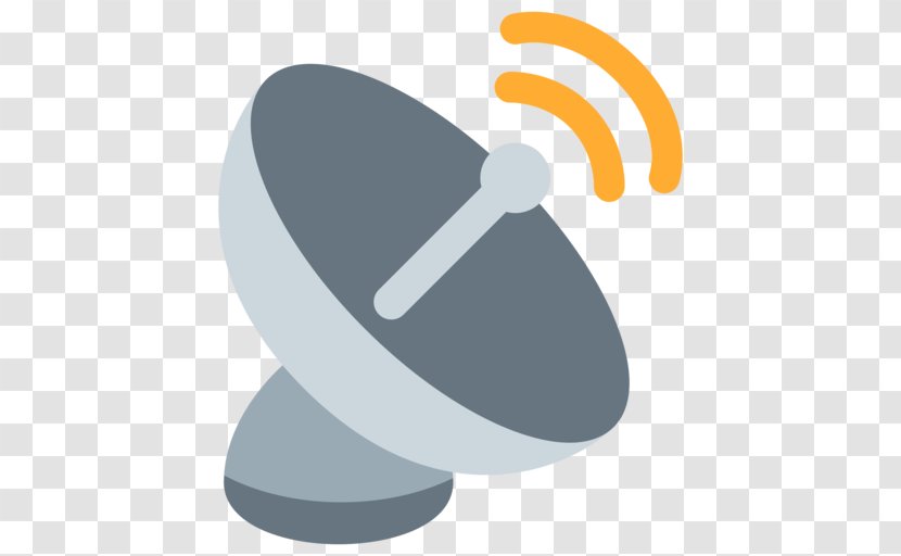 Satellite Dish Aerials Emoji Parabolic Antenna - Email Transparent PNG
