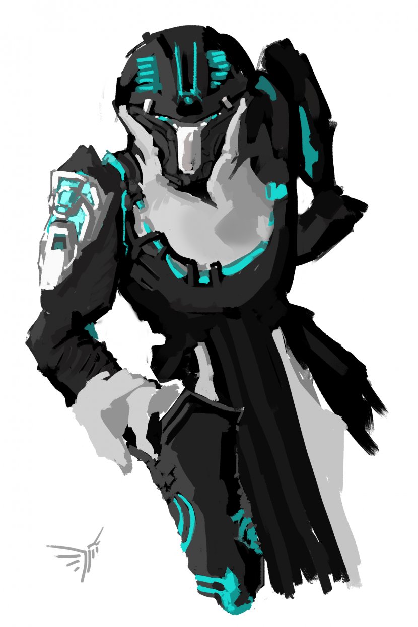 Warframe Loki Limbo Fan Art - Mecha Transparent PNG