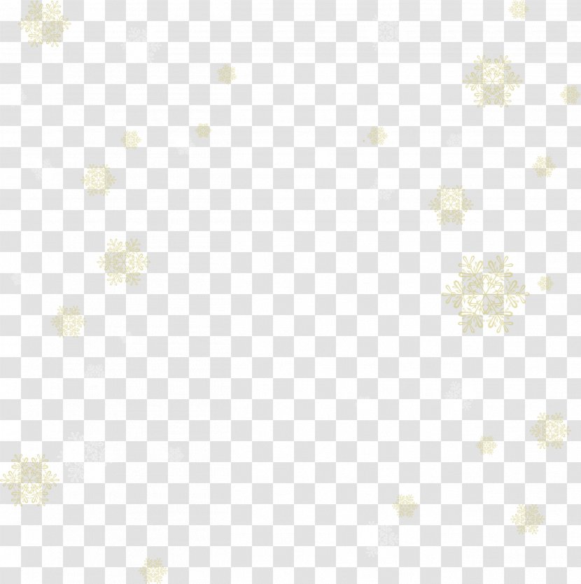 Textile Floor Angle Pattern - Flooring - Cartoon Yellow Snowflake Transparent PNG