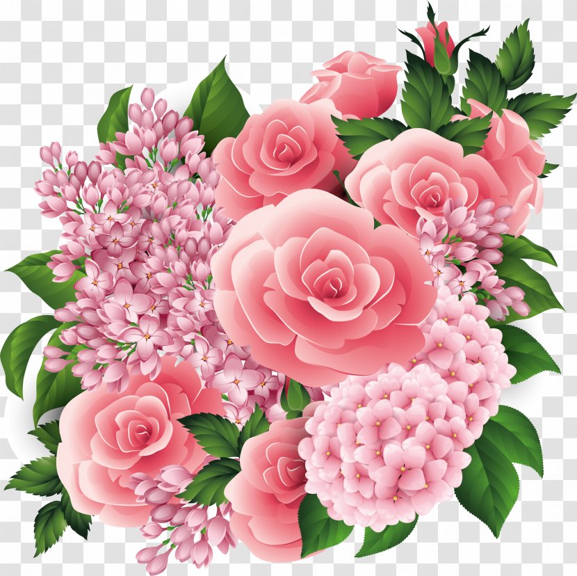 Flower Bouquet Wedding Invitation Floral Design Clip Art - Arranging - Pretty Flowers Transparent PNG