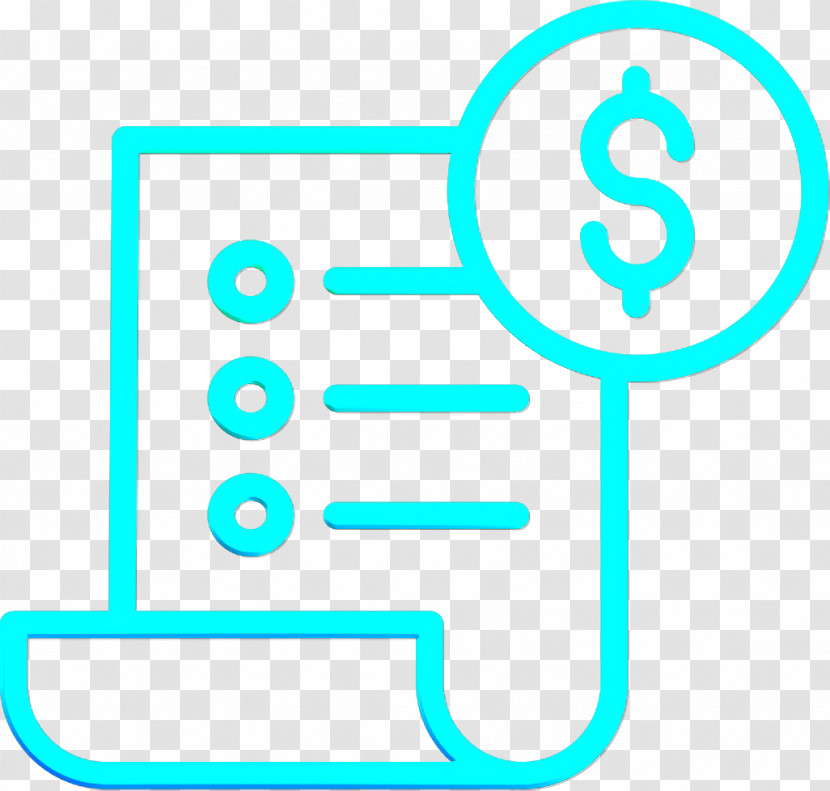 Ecommerce Icon Bill Icon Transparent PNG