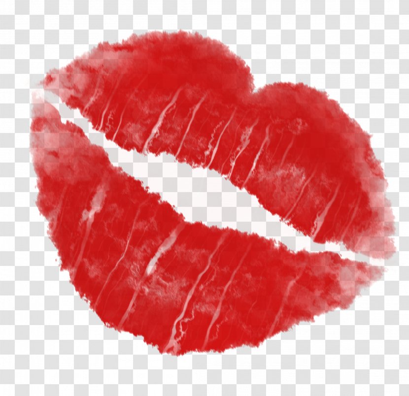 Lip Balm Kiss - Red - Lips Image Transparent PNG