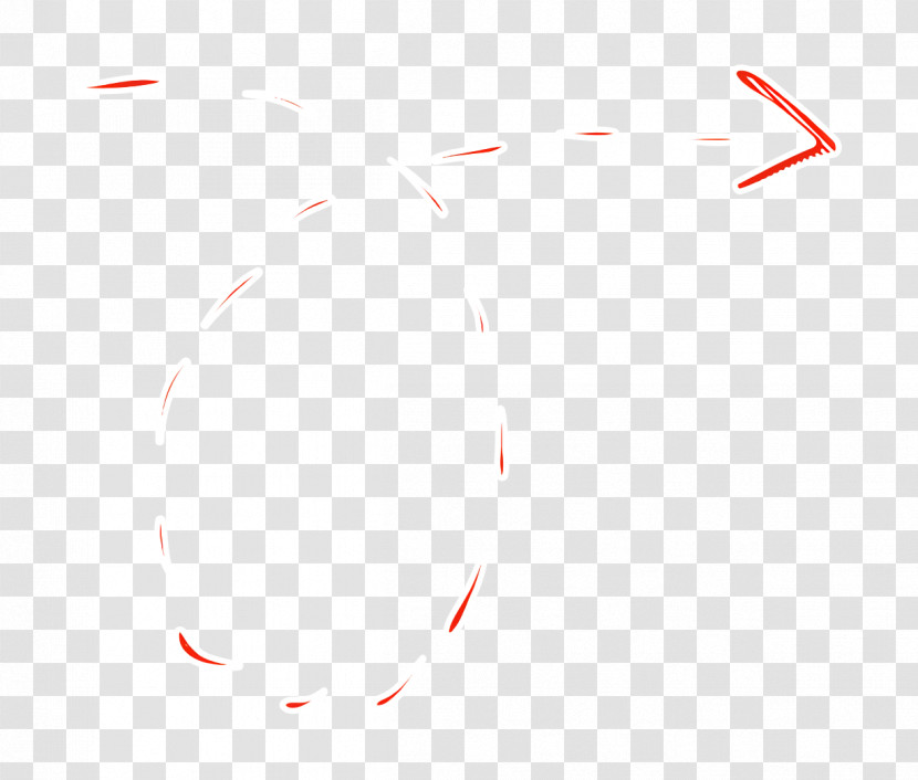 Trajectory Icon Rotated Right Arrow With Broken Line Icon Hand Drawn Arrows Icon Transparent PNG