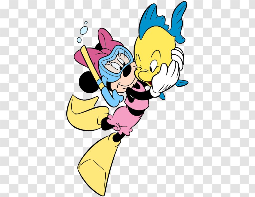Minnie Mouse Mickey Goofy Scuba Diving Clip Art - Diver Clipart Transparent PNG