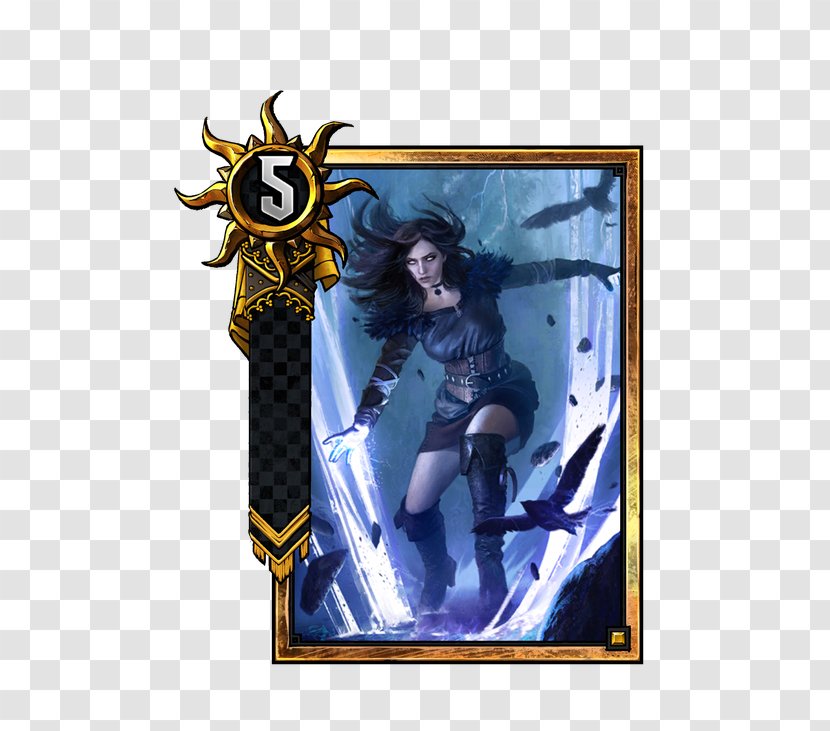 Gwent: The Witcher Card Game 3: Wild Hunt Geralt Of Rivia Yennefer Time Contempt - Ciri - Gwent Art Transparent PNG