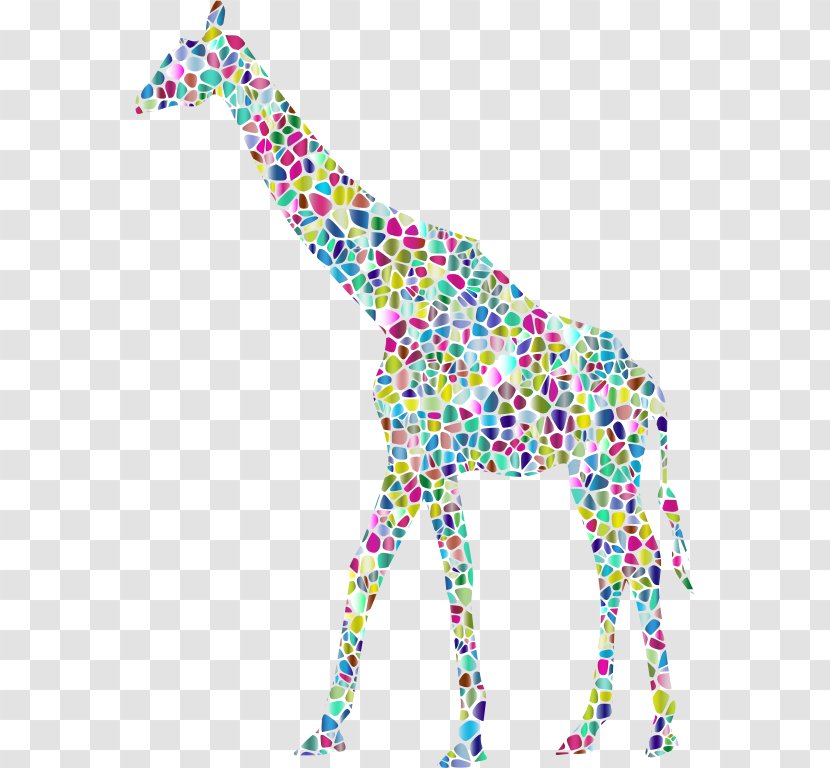 Desktop Wallpaper Giraffe Clip Art - Animal Figure - Tiles Transparent PNG
