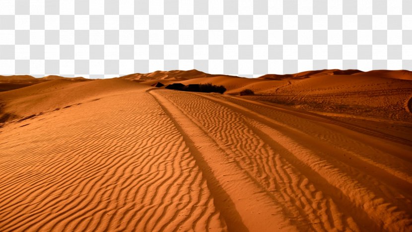 Desert Sand Erg Natural Environment Aeolian Landform - Dune - Brown Landscape Transparent PNG