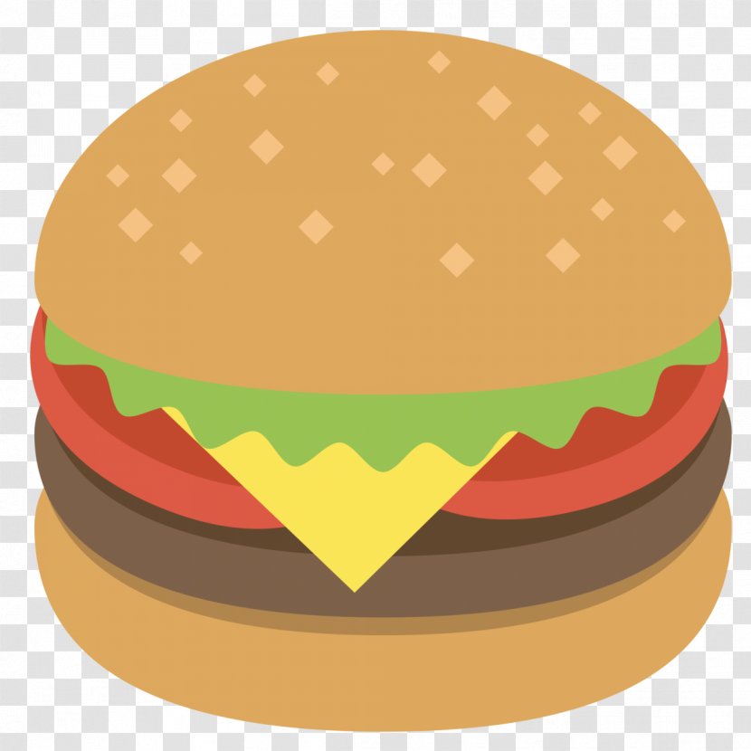Cheeseburger Hamburger French Fries Emoji Taco - Veggie Burger Transparent PNG