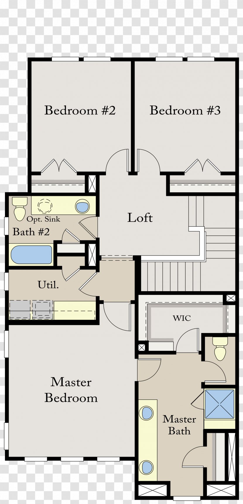 Floor Plan House - Loft Transparent PNG