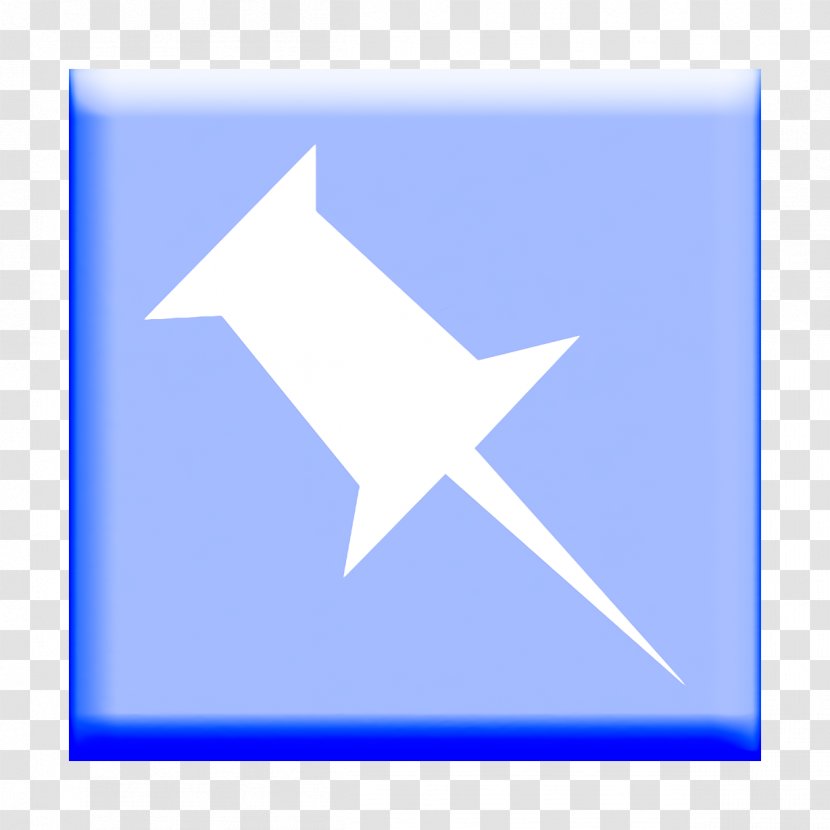 Social Media Logo - Flag Electric Blue Transparent PNG