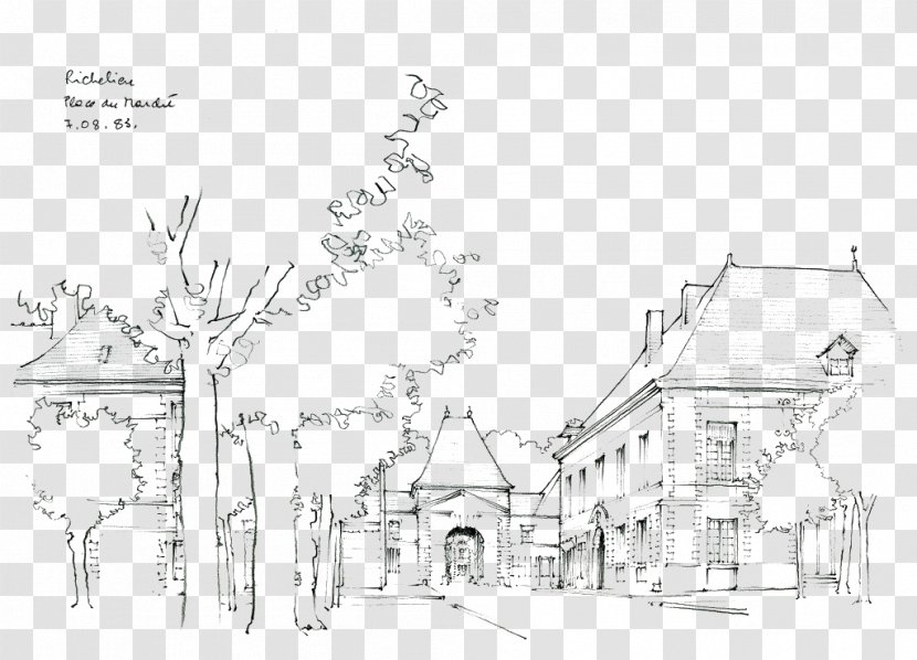 Construction Residential District Architecture House Computer File - Symmetry - Cartoon Landscape Artwork Transparent PNG