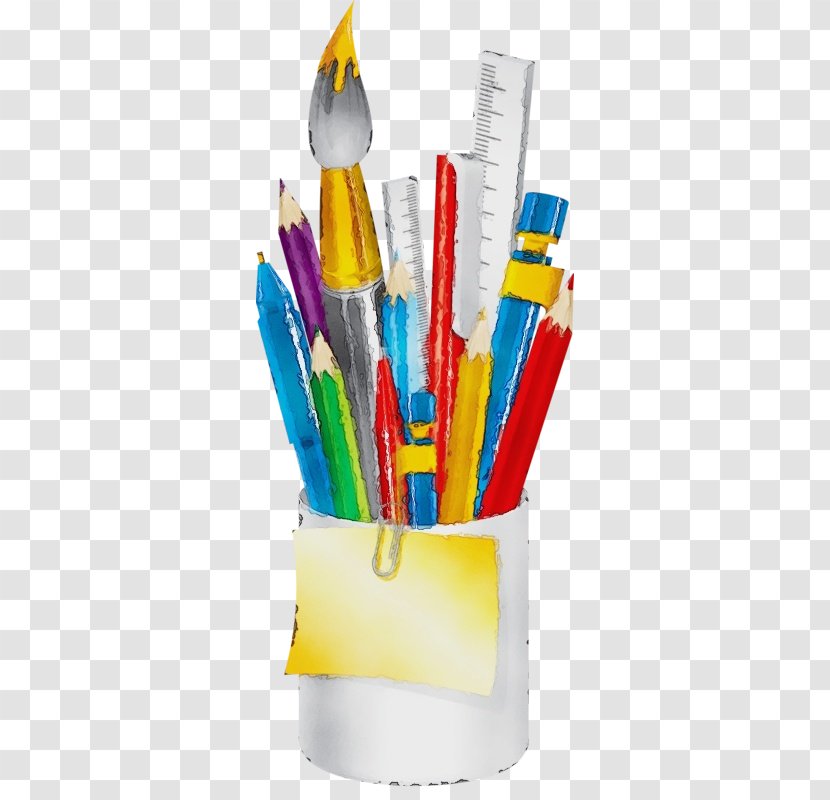 School Supplies Cartoon - Writing Implement - Office Instrument Pencil Case Transparent PNG