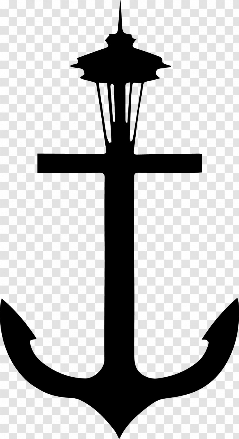 Anchor Black And White Clip Art - Seattle Seahawks Transparent PNG