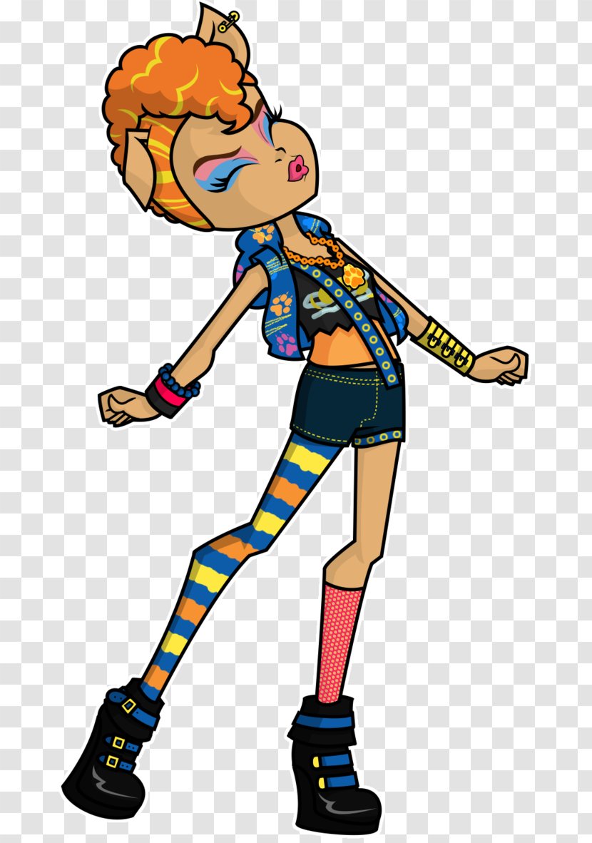 Monster High Clawdeen Wolf Doll Original Gouls CollectionClawdeen Boo York, York Gala Ghoulfriends Elle Eedee - Heart - Howling Drawings Step By Transparent PNG