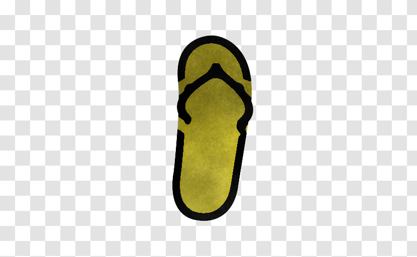 Slipper Flip-flops Yellow Outdoor Shoe Shoe Transparent PNG